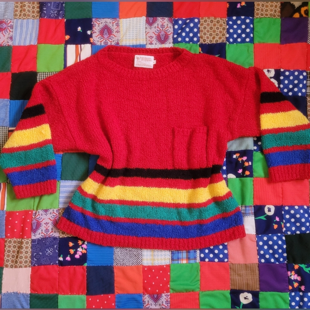 1980s Colorful Sweater